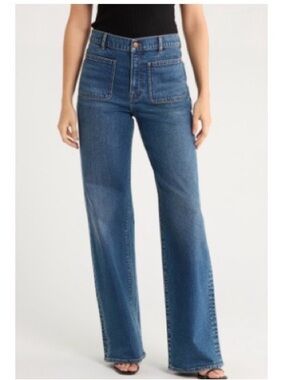 Madewell wide leg jeans
